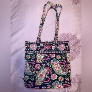 Vera Bradley paisley print tote bag